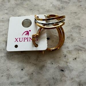 XUPING Gold & Silver Hoop Earrings for Women Lightweight